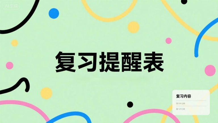 如何用 DeepSeek 生成知识遗忘复习提醒表