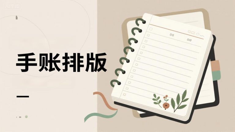 如何用豆包生成手账排版基础模板