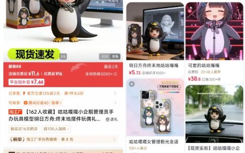 AI二创萌系IP“咕咕嘎嘎”:从流量爆款到实物变现的全流程路径