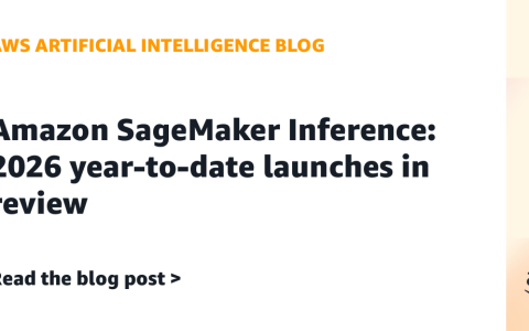 AI案例观察：Amazon SageMaker Inference: 2026 year-to-date launches in review